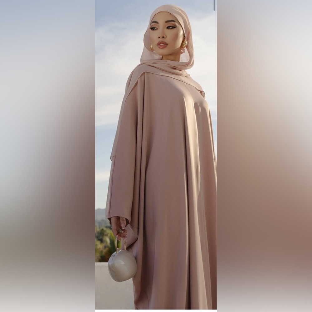 Anisa Satin Kaftan, Maxi Dress